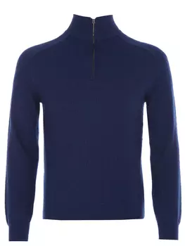 Кашемировый свитер на молнии