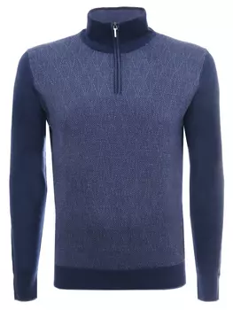 Кашемировый свитер на молнии