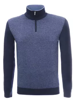 Кашемировый свитер на молнии