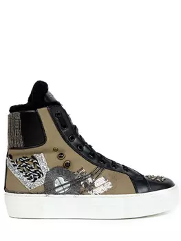 Кеды комбинированные SIMON SCOTT