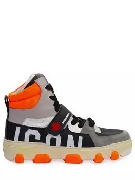 Кеды кожаные Basket DSQUARED2