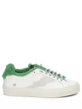 Кеды кожаные на меху