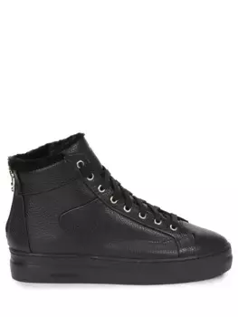 Кеды кожаные на меху