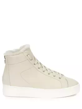 Кеды кожаные на меху