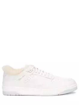 Кеды кожаные на меху