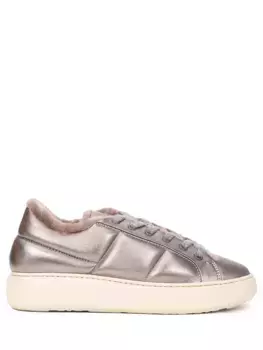 Кеды кожаные на меху