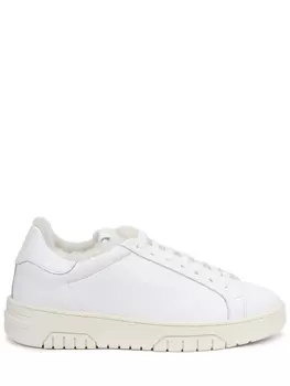 Кеды кожаные на меху