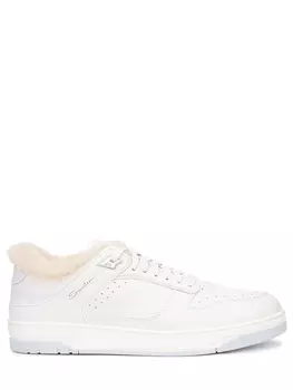 Кеды кожаные на меху SANTONI