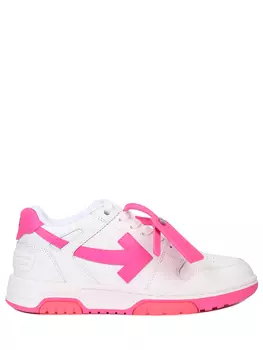 Кеды кожаные Out of Office OFF-WHITE