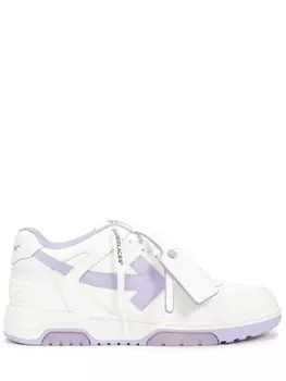 Кеды кожаные Out of Office OFF-WHITE