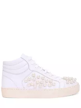 Кеды с жемчужными бусинами