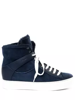 Кеды замшевые на меху S.FERRAGAMO