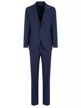 Классический костюм в клетку