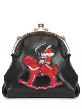 Клатч-фермуар кожаный Щелкунчик