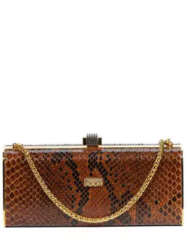 Клатч из кожи питона BOA