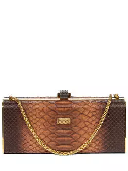 Клатч из кожи питона BOA