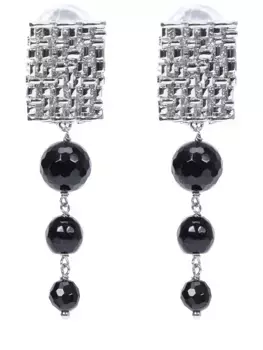 Клипсы с бусинами