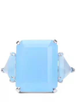 Кольцо с фианитом