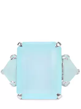 Кольцо с фианитом