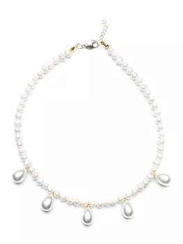 Колье из натурального жемчуга со вставками VERUSCHKA