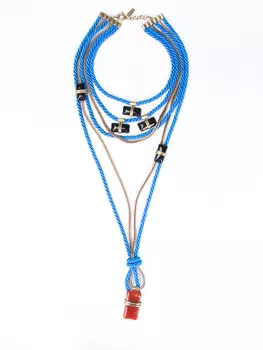 Колье с декором