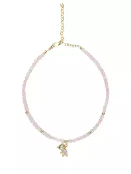 Колье с кварцем