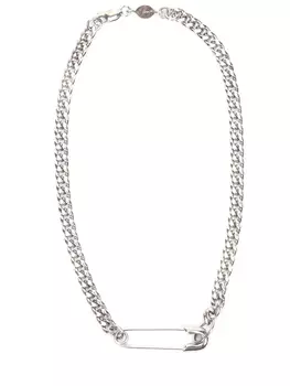 Колье серебряное