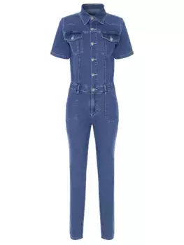 Комбинезон джинсовый