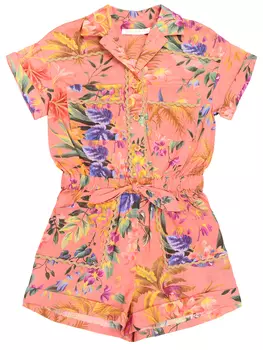 Комбинезон хлопковый с принтом