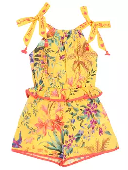 Комбинезон хлопковый с принтом