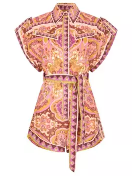 Комбинезон льняной