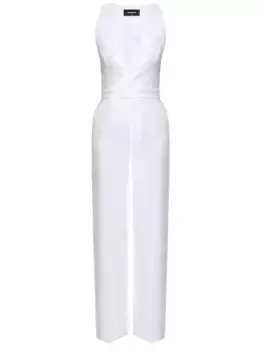 Комбинезон с глубоким декольте