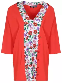 Комбинированная блуза S.FERRAGAMO