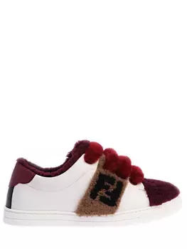 Комбинированные кеды FENDI