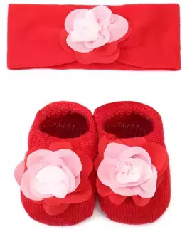 Комплект повязка и пинетки