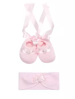 Комплект повязка и пинетки LA PERLA