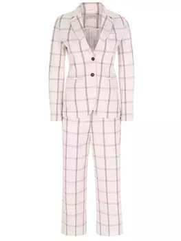 Костюм хлопковый в клетку