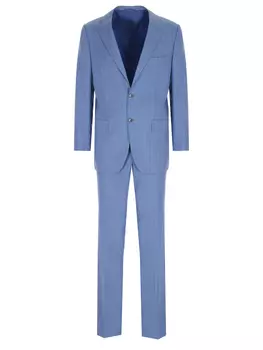 Костюм из хлопка и кашемира KITON