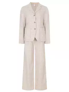 Костюм из хлопка и льна