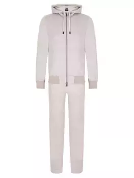 Костюм из хлопка и льна CAPOBIANCO