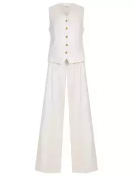 Костюм из льна и хлопка