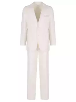 Костюм из шелка и льна