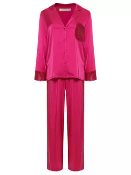 Костюм из шелка и вискозы Фуксия YUKKA