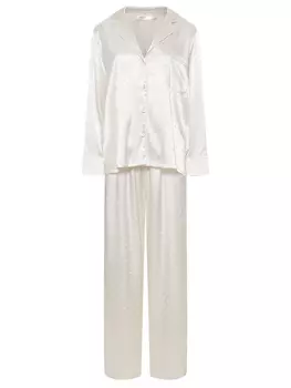 Костюм из шелка и вискозы Сердечки YUKKA