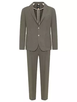 Костюм из шерсти и льна BOSS