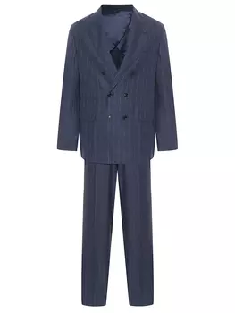 Костюм из шерсти и льна BRETT JOHNSON