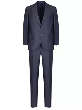 Костюм из шерсти и льна BRIONI