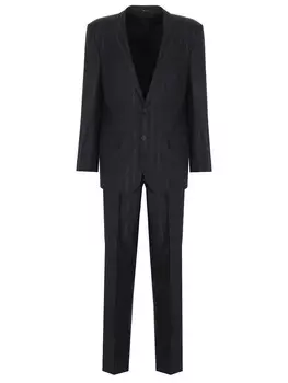 Костюм из шерсти и шелка VERSACE