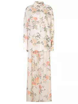 Костюм из вискозы и льна