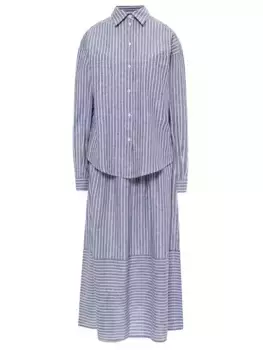 Костюм изо льна и вискозы